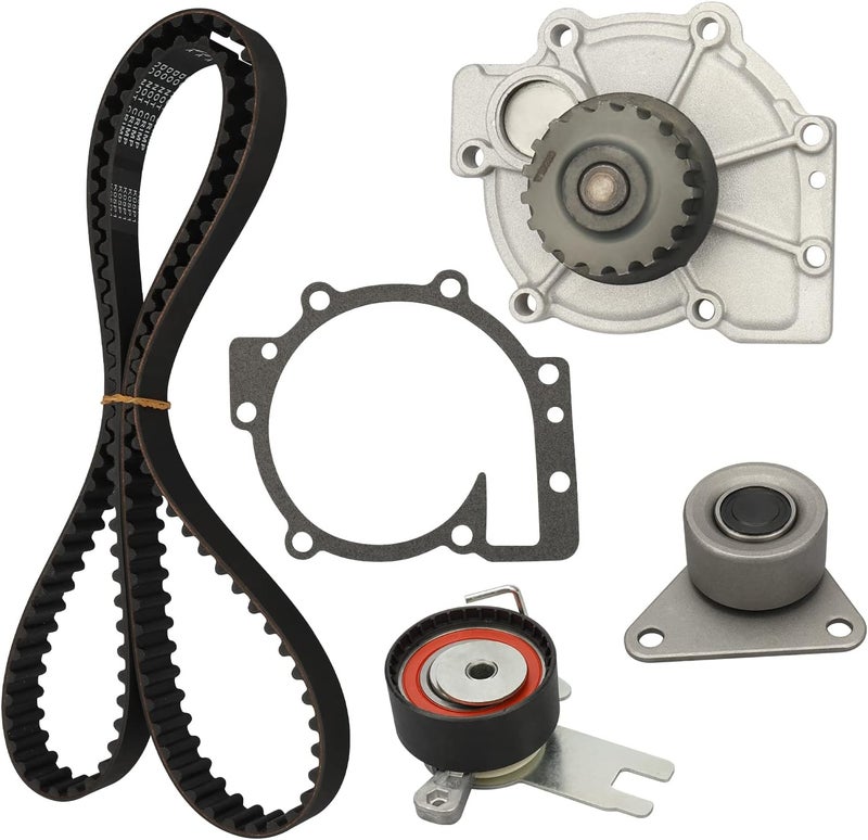BRTEC Engine Timing Belt Kit with Water Pump Compatible with Volvo S40 S60 S70 V40 V70 XC70 XC90 1998 1999 2000 2001 2002 2003 2004 2005 2006 2007 2008 2009 2010 - Image 1